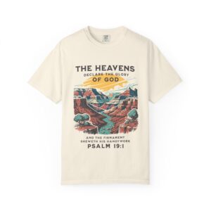 Psalm 19:1 “The Heavens Declare” Scenic Canyon Tee