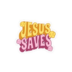 Jesus Saves Sticker
