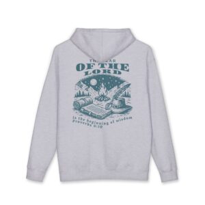 Hoodie - "The Fear of the Lord" Camping Christian Hoodie (Proverbs 9:10)