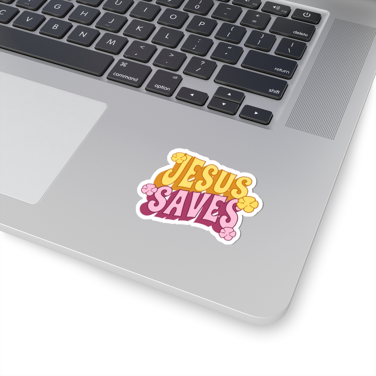 Jesus Saves Sticker - Image 2
